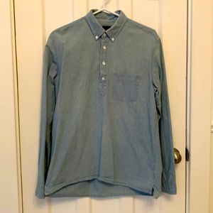 J. Crew Shirt in Medium (Denim) Regular Fit